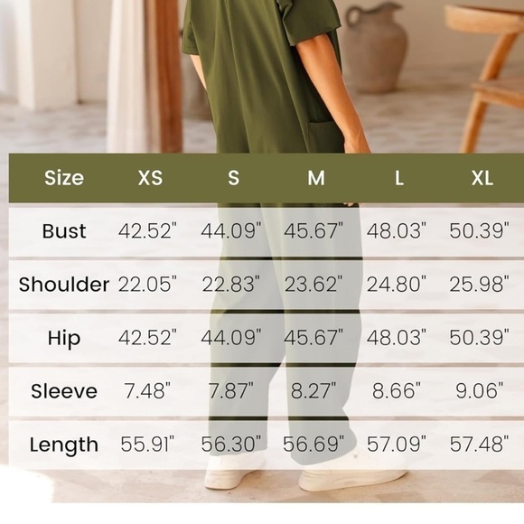 HOTSHOT TEE ONESIE Oversized Slouchy Fit Woman’s Jumpsuit in Green Medium NWT - Picture 6 of 12